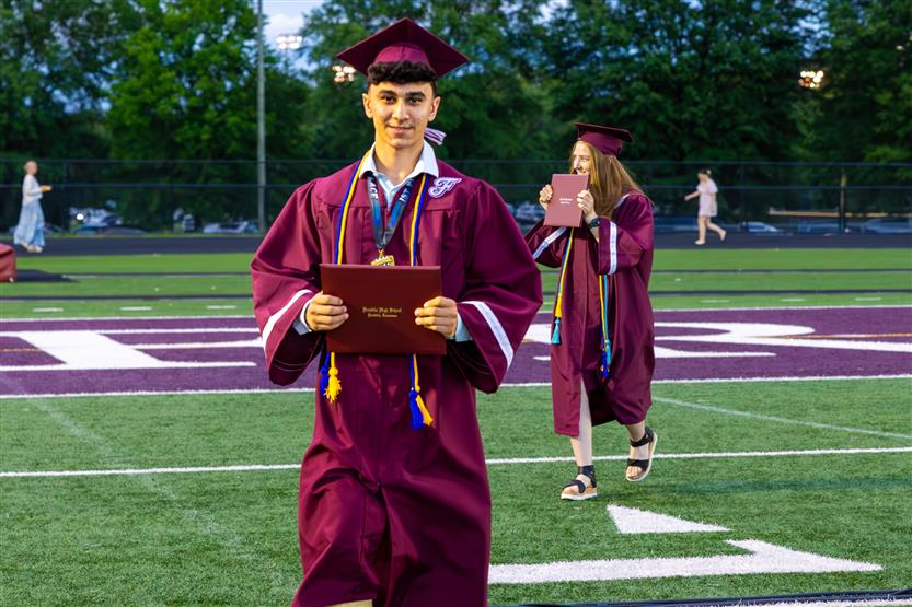 Students celebrate graduating